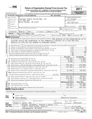 Form 990 Return of Organization Exempt From Income Tax