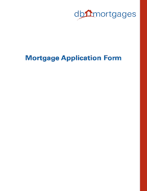Mortgage Application Form