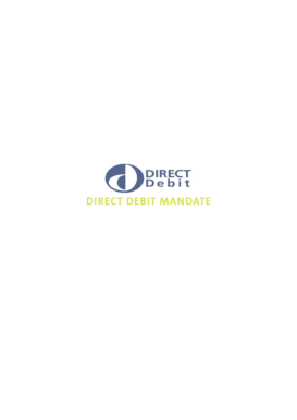 Direct Debit Mandate