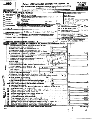 Form 990 Return of Organization Exempt From Income Tax