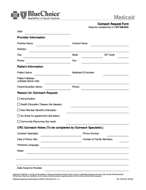 Outreach Request Form