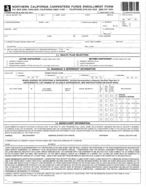 New Employee Health Plan Enrollment Form