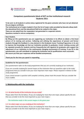 Student Feedback Questionnaire