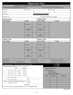 Student Registration Form