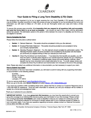 Long Term Disability Claim Form