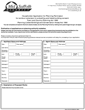 Householder Application for Planning Permission