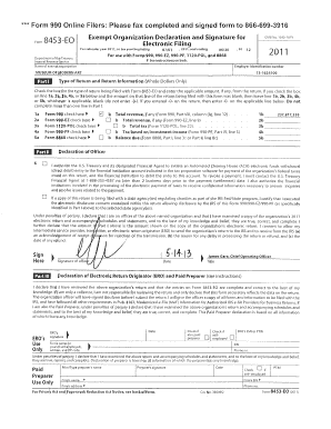 IRS Form 990 2011