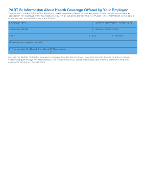 Health Insurance Marketplace Coverage Notice
