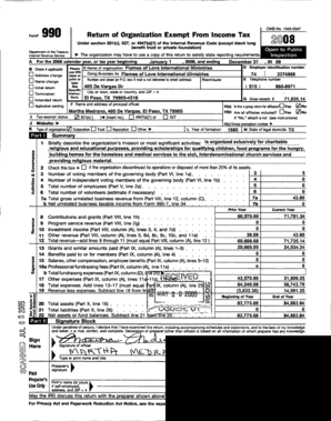 Form 990 Return of Organization Exempt From Income Tax