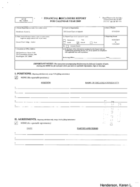 Financial Disclosure Report
