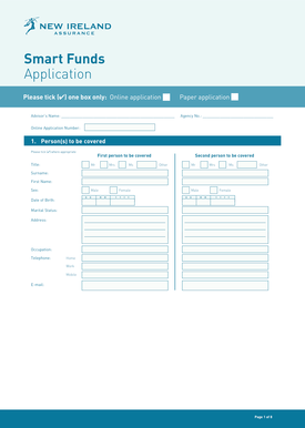 Smart Funds Application Form