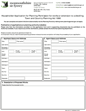 Householder Application for Planning Permission
