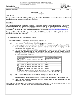 Manitoba Land Titles Form 3