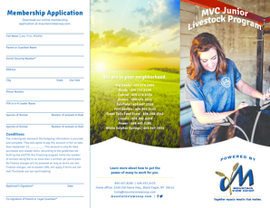 Download your application today! - Mountain View Co-op