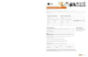 MPI Student Membership Application