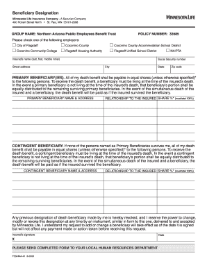 Beneficiary Designation Form