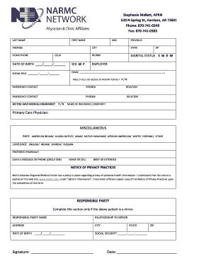 Patient Registration Form