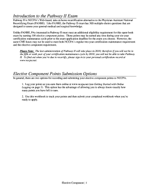 Pathway II Exam Elective Component Workbook
