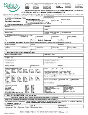 Electrical Installation Permit