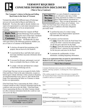 Vermont Exclusive Right to Market Property Agreement