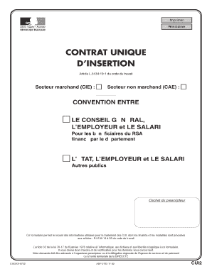 Contrat Unique d’Insertion