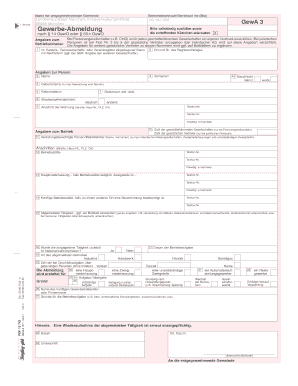 Gewerbe-Abmeldung