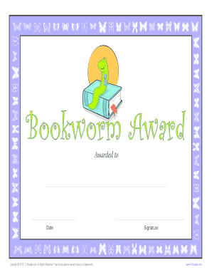 Award Certificate Template