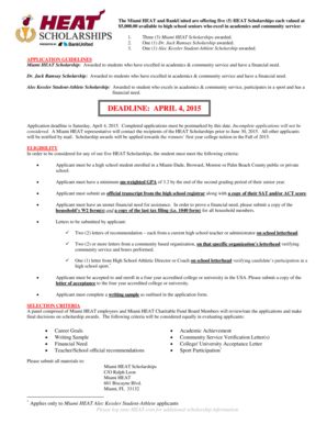 Help desk report excel template - The Miami HEAT and BankUnited are offering five (5) HEAT Scholarships each valued at