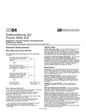Instructions for Form 940-EZ