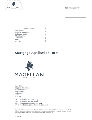 UK Mortgage Application Form