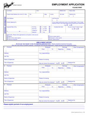 Lifetouch Employment Application Form