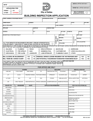 Building Inspection Application