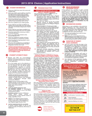 LAUSD Magnet Program Application