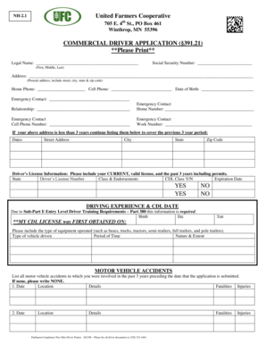 Commercial Driver Application