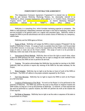 Independent Contractor Agreement