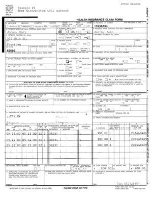 Health Insurance Claim Form