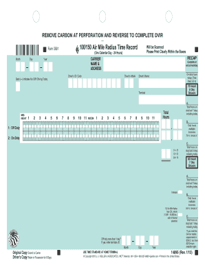 Driver Vehicle Inspection Report Form