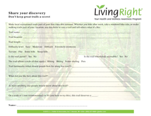 Trail Rating Form