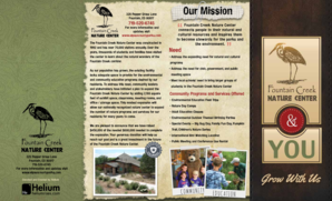 Fountain Creek Nature Center Donation Form
