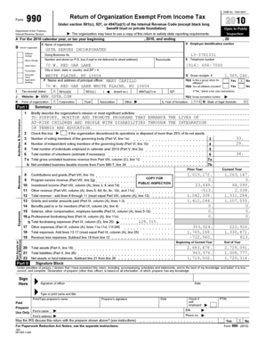 Form 990 Return of Organization Exempt From Income Tax