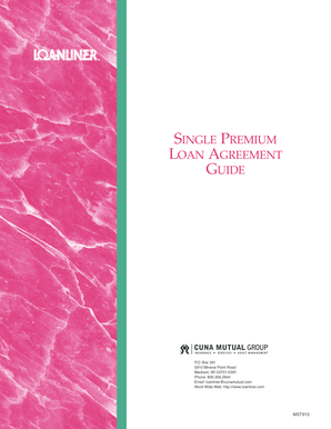 Single Premium Loan Agreement