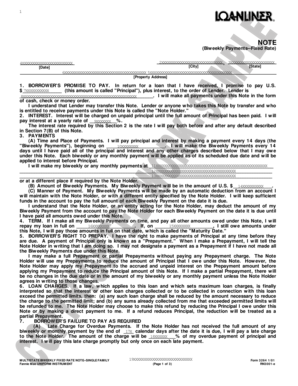 Multistate Biweekly Fixed Rate Note