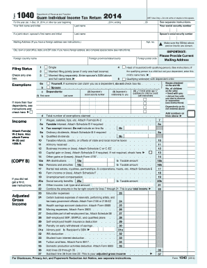 Guam Individual Income Tax Return 2014