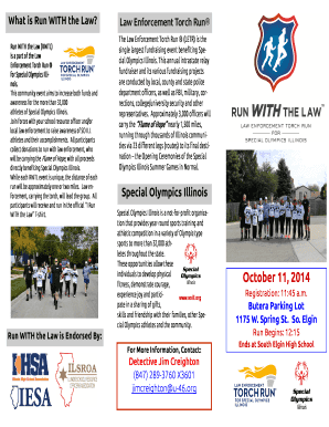 Run WITH the Law Event