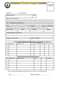 Job Application Form