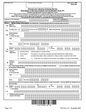 FCC Form 471