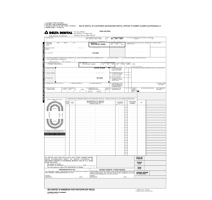 Delta Dental Claim Form