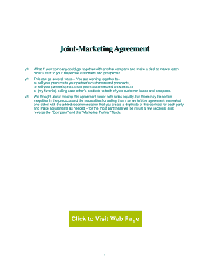 joint marketing agreement tirevi fontanacountryinn com joint marketing agreement template