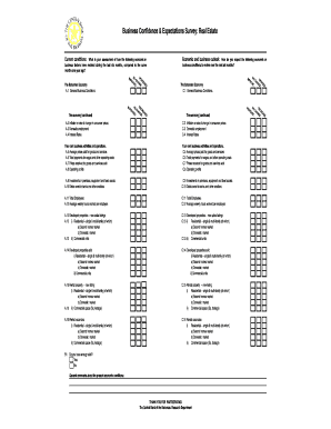 Business Confidence & Expectations Survey