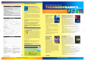 International Journal for Numerical Methods in Fluids Order Form